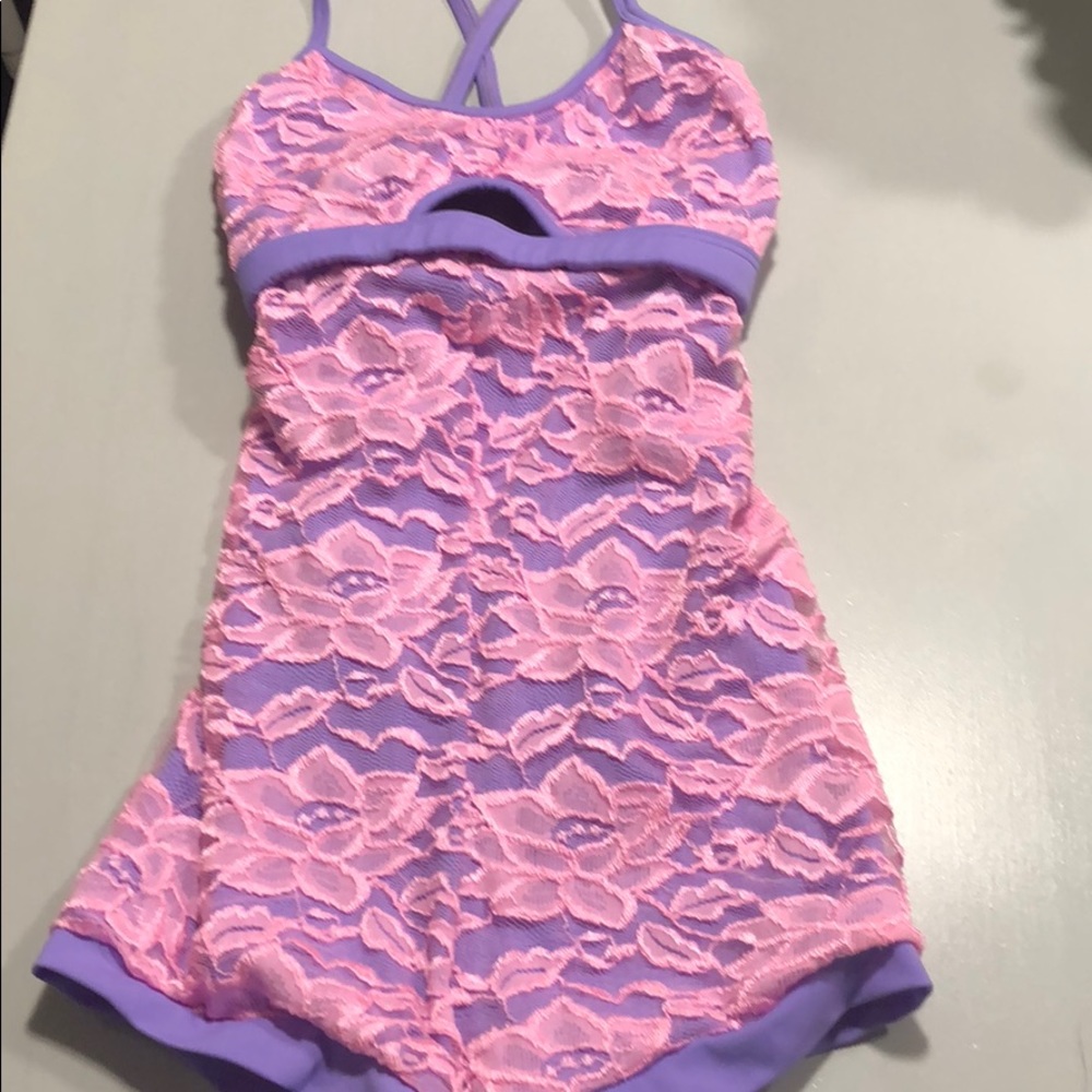 Lace dance Leotard